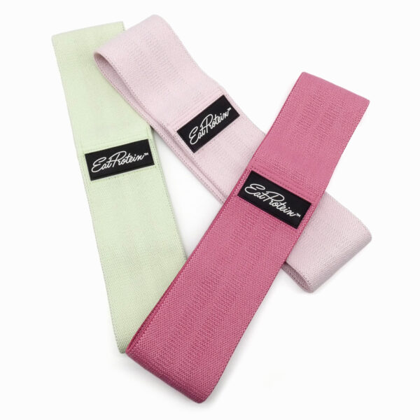 Short Fabric Resistance Bands – Set of 3