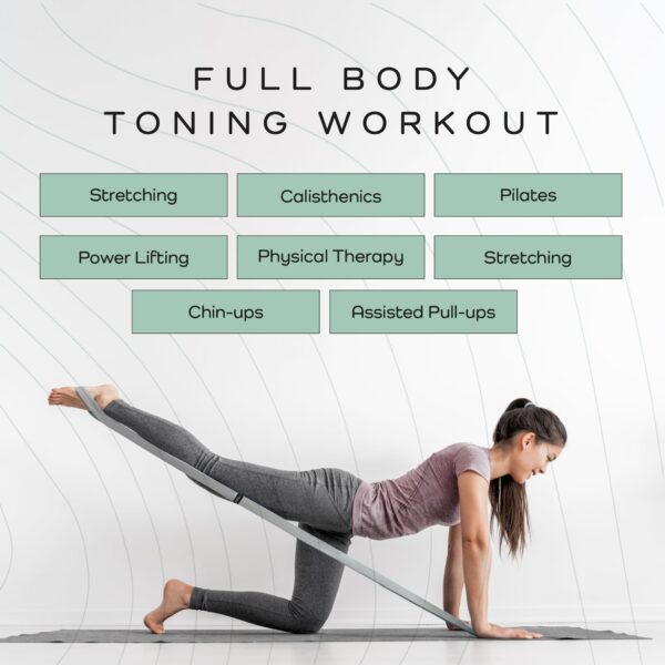 Long Fabric Resistance Band – Mediumweight