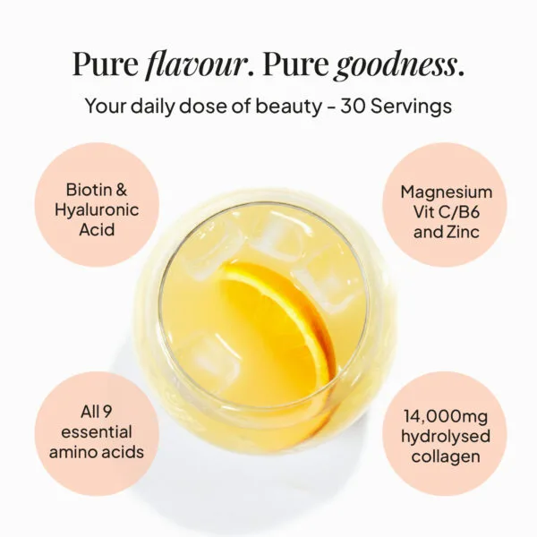 Collagen Complex Peach Mango – Bigger Pouch (30 Servings)